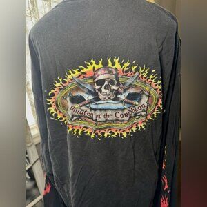 90s Vintage Pirates of the Caribbean Long Sleeve Tee